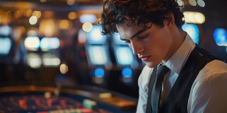 panen99 login Caribbean Stud Poker live dealer table showing card deal